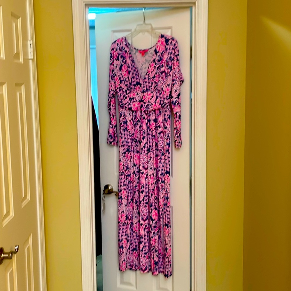 Lilly Pulitzer long sleeve empire waist dress
